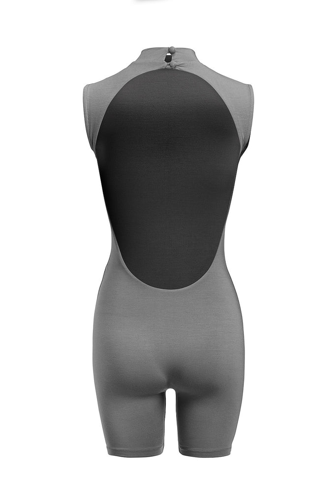 Cindy unitard grey - Bodssy