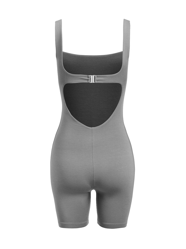 Lisa unitard grey - Bodssy