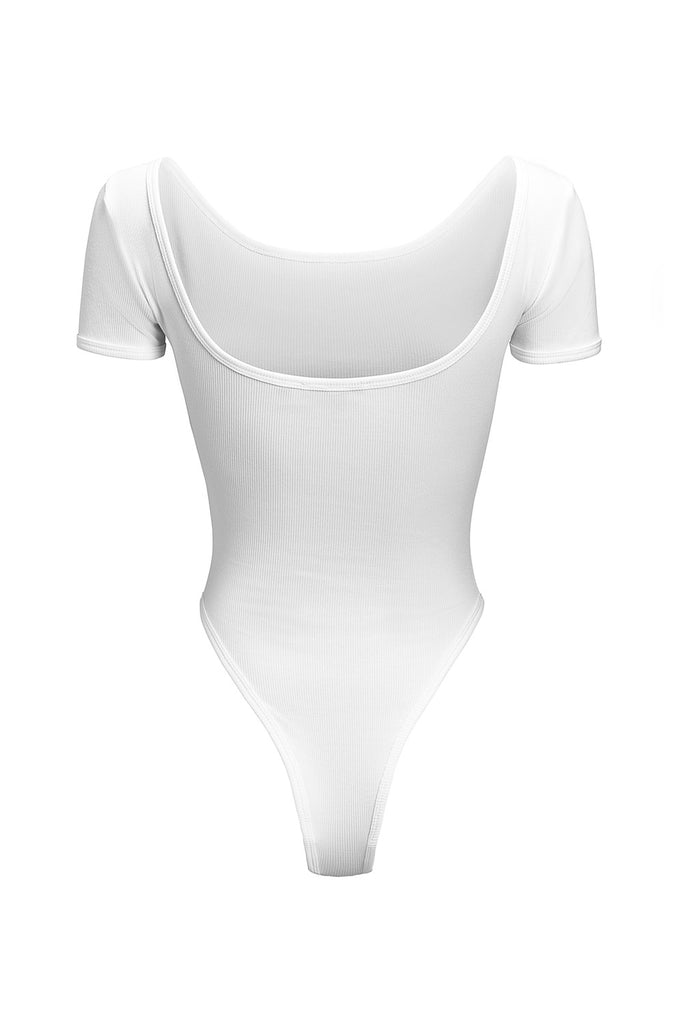 White Boat Neck - Bodssy