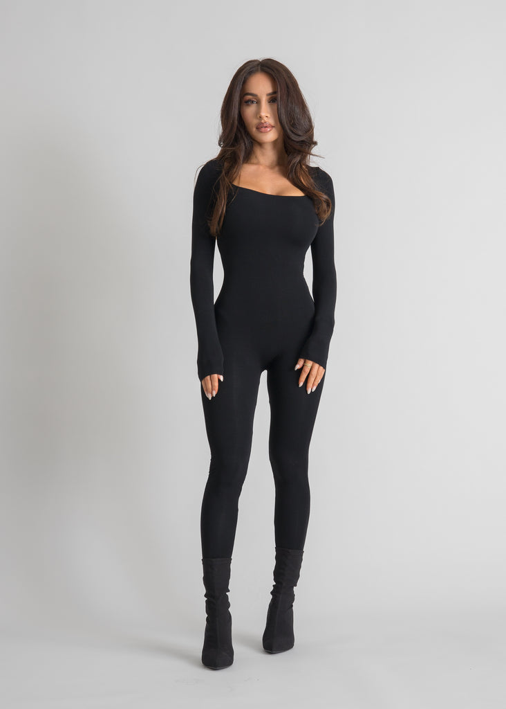 Melinda jumpsuit black - Bodssy